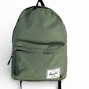 HERSCHEL Green Classic Backpack 26L Laptop School Travel Bag standard